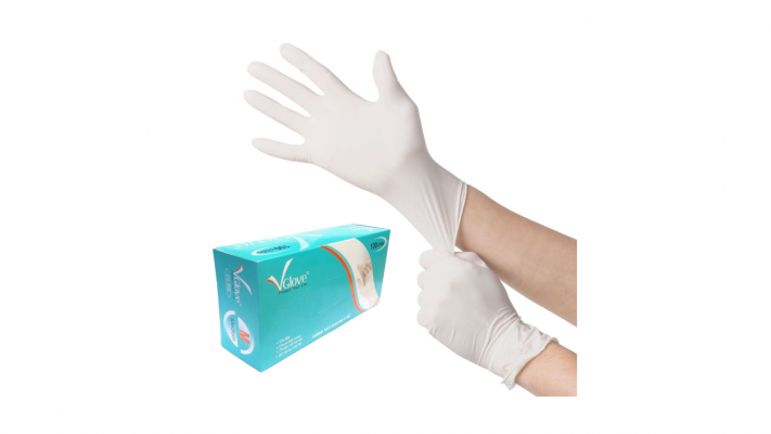 Găng tay Latex có bột VGlove Khải Hoàn